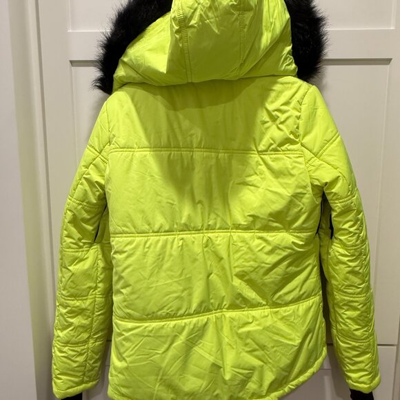 TopShop Neon Yellow Ski Jacket – Women's Small / US 6 - Picture 4 of 8